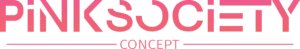 Sigla Pink Society Concept. Design roz, modern și atractiv.